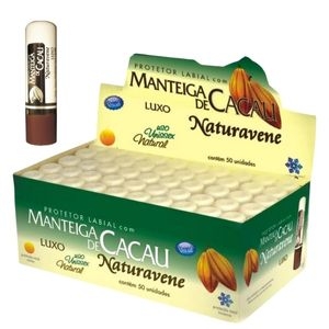 #NATURAVENE MANTEIGA CACAU LUXO BASTAO 100UN