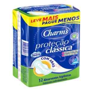 #CHARMS ABSORVENTE PROT CLASSICA C/ ABAS 32UN
