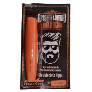 FLASHON RETOQUE LIQ BARBA BIGODE CASTANHO 8G