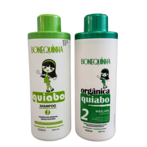 #BONEQUINHA KIT PROGRESSIVA QUIABO S/ FORMOL 1L