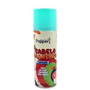 POPPER SPRAY TINTA CABELO CINTILANTE AZUL TIFFANY 125ML