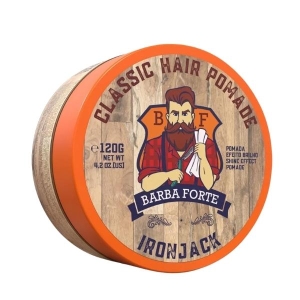 *BARBA FORTE POMADA CLASSIC HAIR IRONJACK 120G