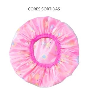 TOUCA BANHO INFANTIL LUXO AVB26 CORES SORTIDAS