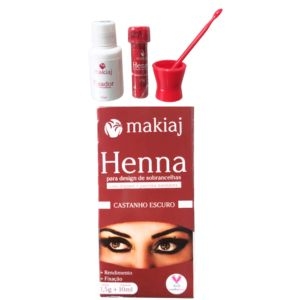 MAKIAJ HENNA CAST ESCURO 1.5G+FIX 10ML