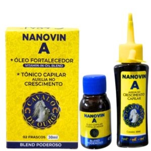 NANOVIN KIT TONICO CAVALO+OLEO BLEND FORT 30ML