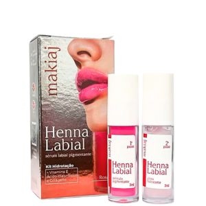 MAKIAJ HENNA LABIAL+GLOSS 3ML ROSA