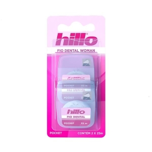 *HILLO FIO DENTAL POCKET WOMAN 25M 2UN@