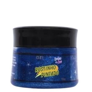 MAQ ART GEL GLITTER CABELO AZUL 150G 7205
