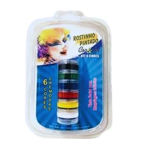MAQ ART KIT TINTA FACIAL CR 6 CORES 1070