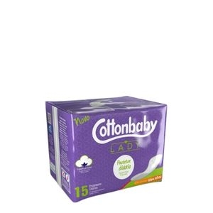 *COTTON PROTETOR DIARIO LADY S/ ABAS 15UN