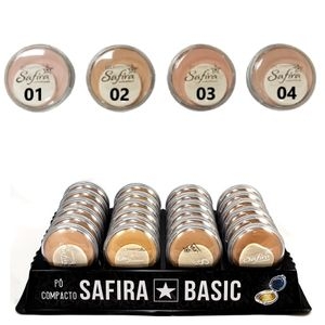 SAFIRA PO COMPACTO CORES CLARAS 24UN DISPLAY