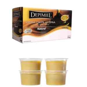 DEPIMIEL CERA NAT MEL 250G 4 POTES