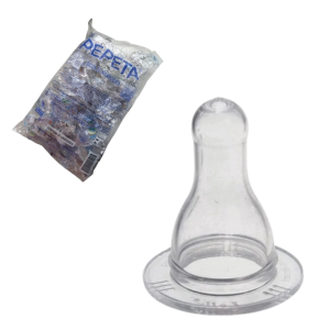 PEPETA BICO MAMADEIRA SILICONE REDONDO 25UN PCT