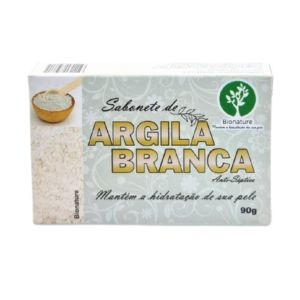 BIONATURE SABONETE BARRA ARGILA BRANCA 90G
