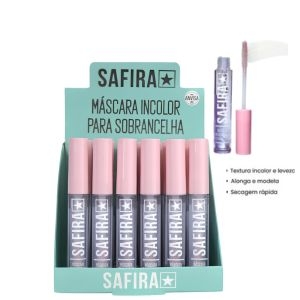 SAFIRA MASCARA SOBRANCELHA INCOLOR 4ML