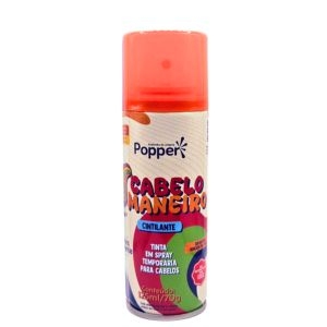 POPPER SPRAY TINTA CABELO CINTILANTE LARANJA 125ML