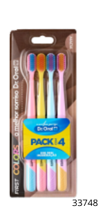 BIO ESCOVA DENTAL DR.ORAL-174 MACIA COLORS 4UN