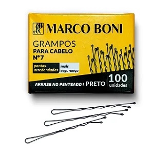 M BONI 8309 GRAMPO PRETO N.7 100UN