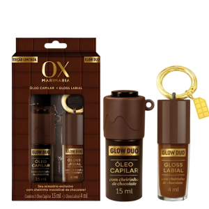OX MARI MARIA KIT OLEO CAPILAR 15ML+GLOSS 4ML CHOCOLATE