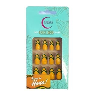 FHACES U5101 UNHA COPA 2022 STILETTO DUPLA FRANCES 24UN