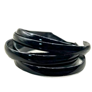 CHARM TIARA PRETA FINA 1,5CM LC6133 12UN PACOTE