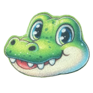 EVOL ESPONJA BANHO INFANTIL ZOO JACARE