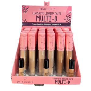 MIAMAKE CORRETIVO LIQ MATTE MULTI-D MEDIAS 24UN+PV