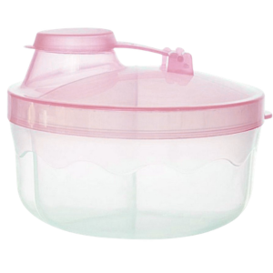 CEFISA POTE PORTA LEITE EM PO 3 DIVISORIAS ROSA