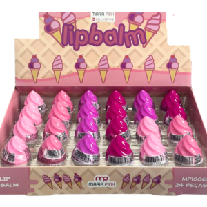 M PINK LIP BALM INFANTIL SORVETE MP10061 24UN DISPLAY