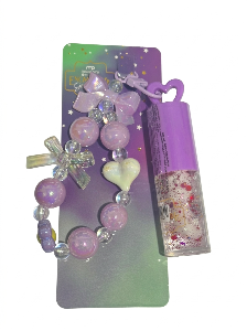 M PINK GLOSS CHAVEIRO ENCANTADA MP10055 ROXO