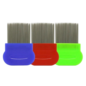 ESCOVA COLORS PENTE PIOLHO DENTE INOX SEM CABO 317