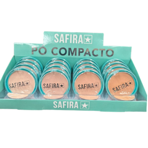SAFIRA PO COMPACTO GREEN CLARAS 16UN DISPLAY