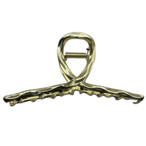 PLATINA PIRANHA CURVA METAL GRANDE DOURADA CB4507