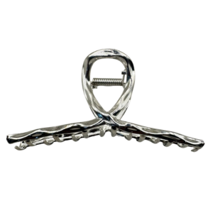PLATINA PIRANHA CURVA METAL GRANDE PRATA CB4507