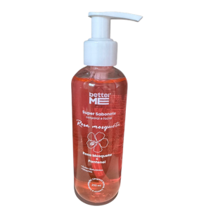 BETTERME SABONETE CORPO FACIAL ROSA MOSQ 200ML