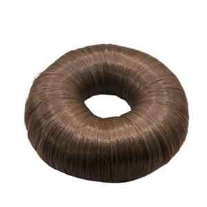 H MINI ROSQUINHA COQUE FIBRA CASTANHO CLARO HP1582-2