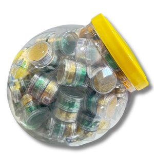 COPA TORRE GLITTER PO VERDE AMARELO 60UN 5005LZ-PT