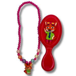 KPOP KIT INFANTIL ESCOVA CABELO+COLAR KT02F56