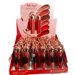 B ANGEL LIP GLOSS CHAVEIRO TASSEL RB064 24UN+PV