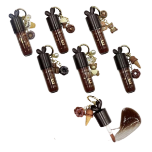 LOVE RAIN LIP GLOSS CHAVEIRO CHOCOLATE HR-1102