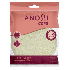 LANOSSI BUCHA VEGETAL REDONDA COM SUPORTE LS7537