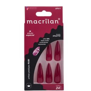 MACRILAN UP 511 UNHA STILETTO RUBI