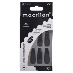 MACRILAN UP 410 UNHA BAILARINA LONGA PRETO