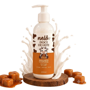 NELO SABONETE CORPORAL DOCE DE LEITE 200ML
