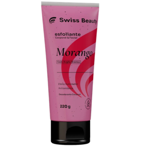 BRK SWISS ESFOLIANTE CORPO ROSTO MORANGO 220G