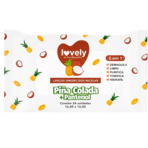 FACEB LENCO UMED LOVELY PINA COLADA PANTENOL 24UN