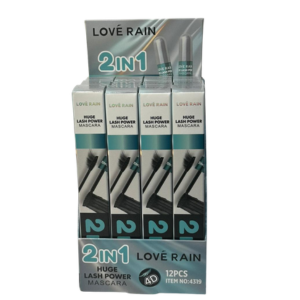 LOVE RAIN MASCARA CILIOS 2X1 4D PRETA 24UN-DISPLAY 4319