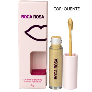 BOCA ROSA CORRETIVO LIQ 40 QUENTE 6G