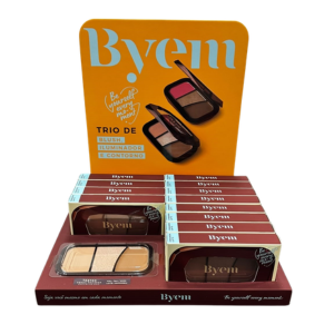 BYEM TRIO BLUSH+CONT+ILUM CINNAMON LATTE BM301/1 12UN+PV